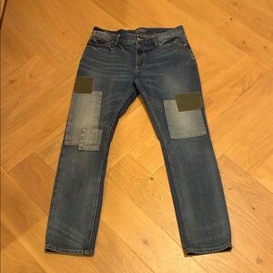 American Rag Men's Denim with Olive and Gray Accents